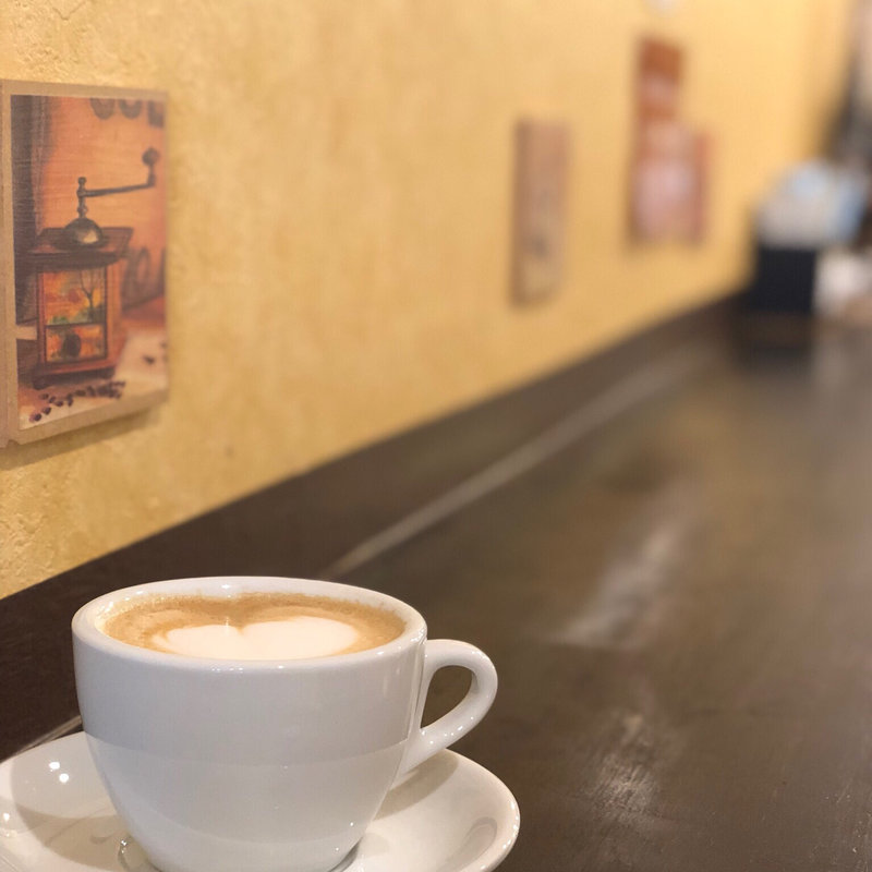 デミタスラッテ(コンパスコーヒー 旗の台店)