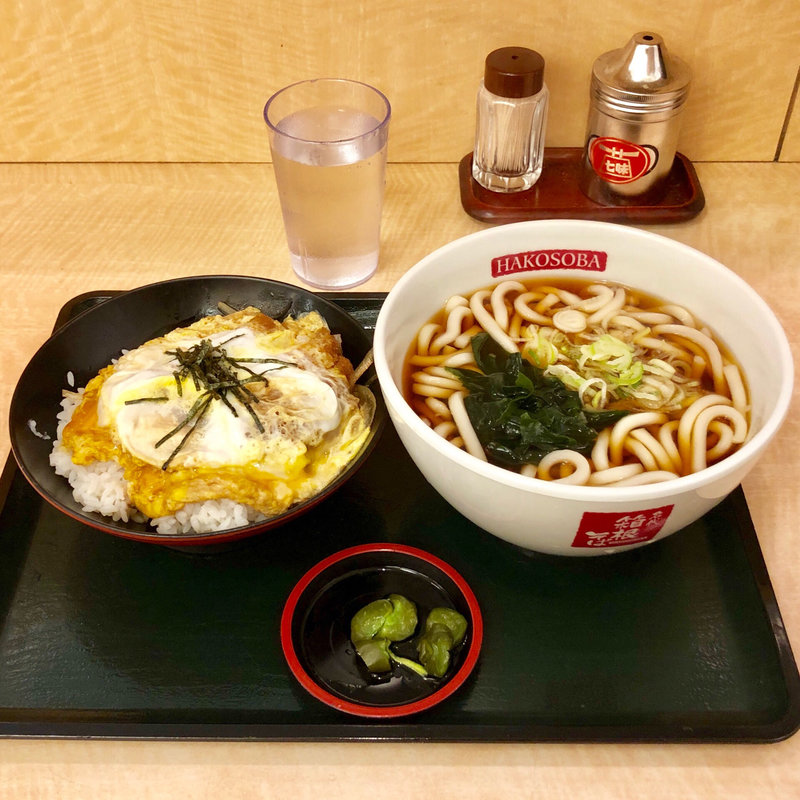 ミニかつ丼セット(名代 箱根そば 成城学園前店)