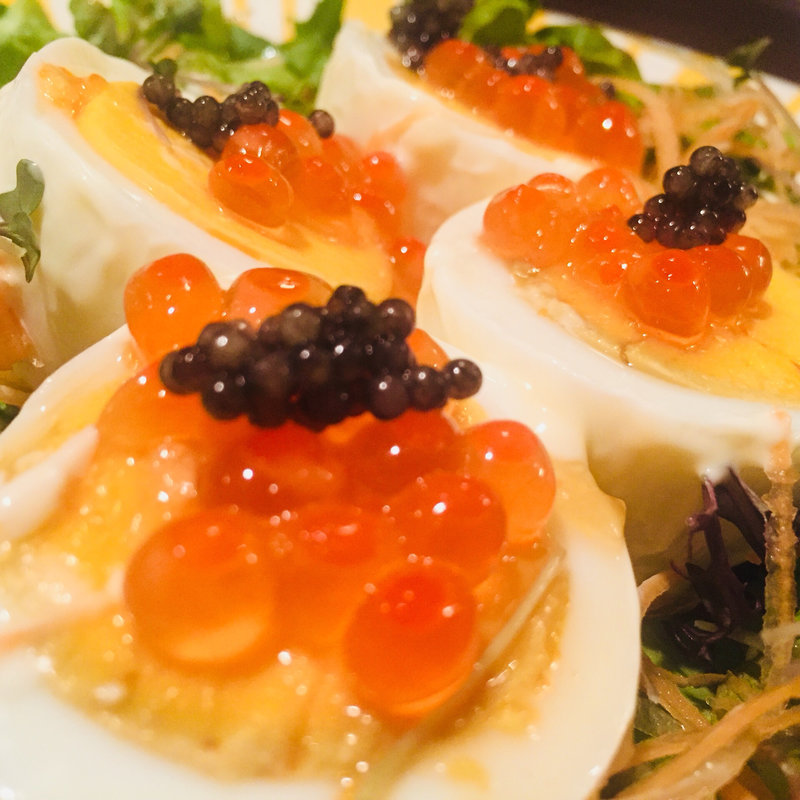 ウフマヨネーズw/キャビア(ブラッスリー・ヴァンダンジュ )