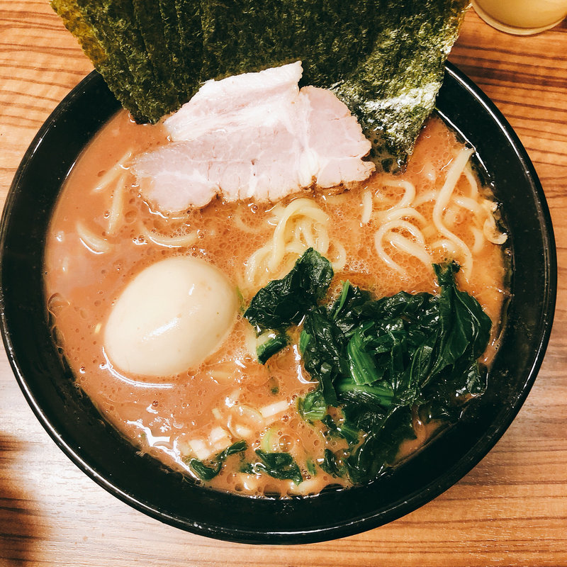 海苔たまラーメン(横浜家系らーめん 二代目武道家)