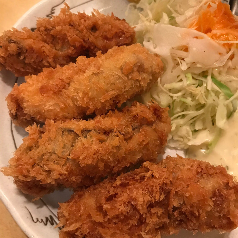 カキフライ(ビフテキ家あづま)