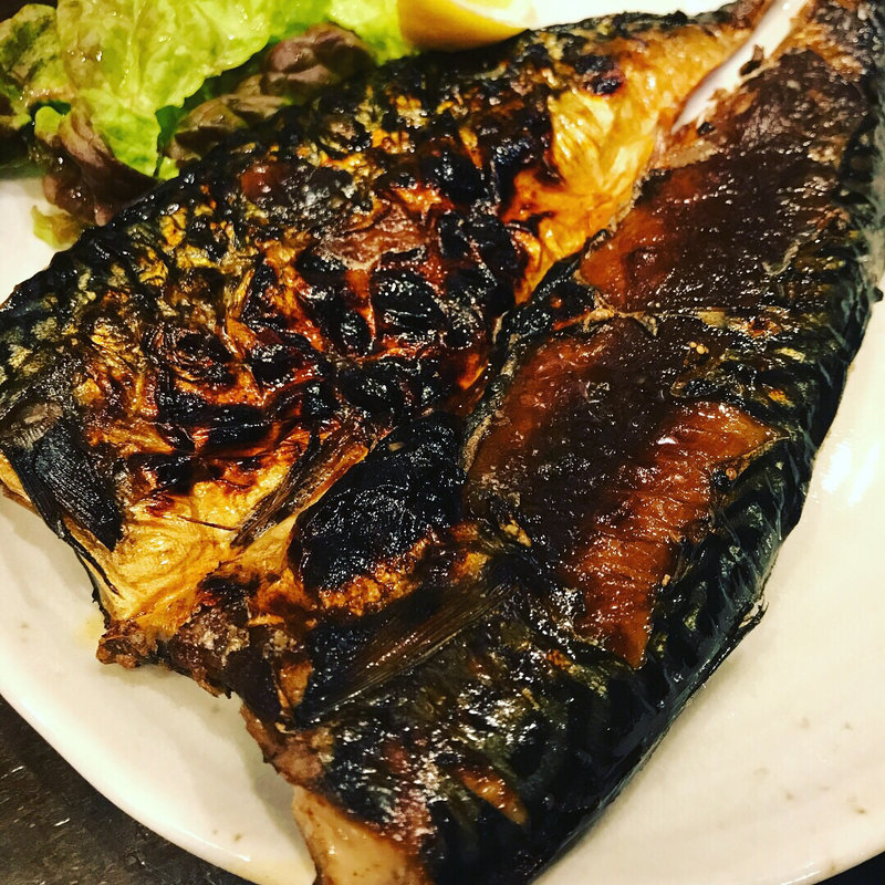 極太アジの一夜干し炭火焼き(空 Sora)