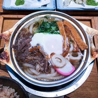 鍋焼きうどん(山半 本店)