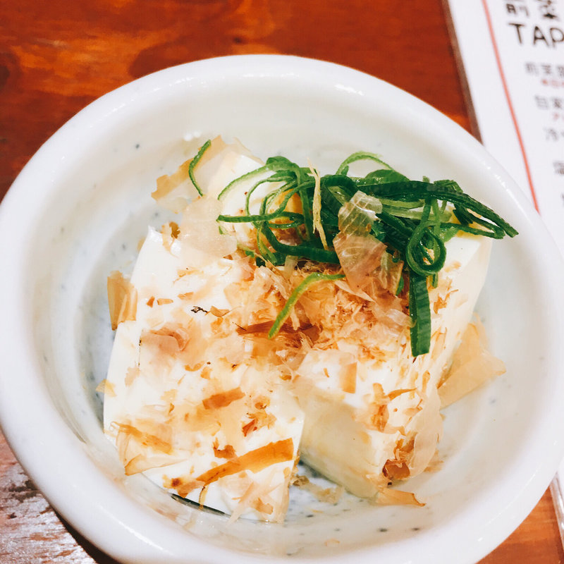 冷や奴(お通し)(契約農場直送 ゆうゆう 大阪港店)