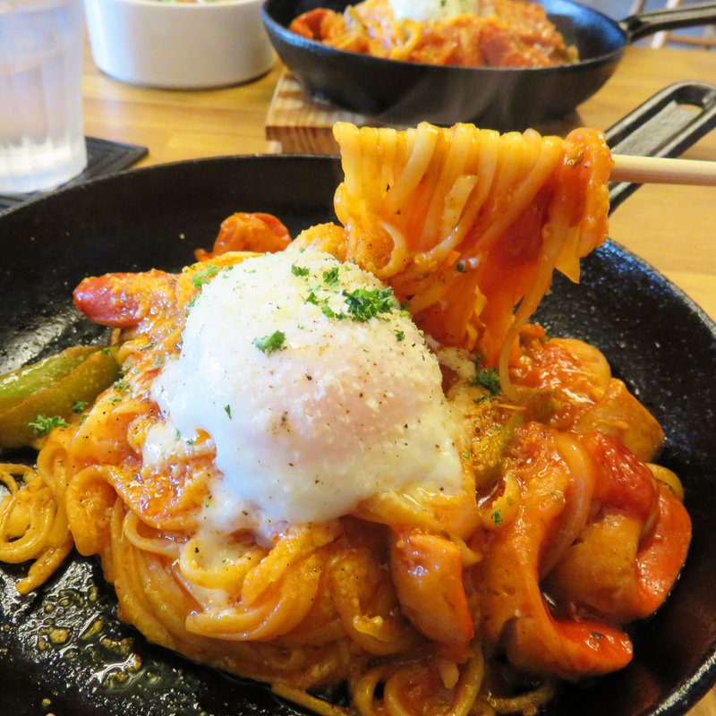 鉄板ナポリタン(クラフトビール&パスタ煙草屋（禁煙）)
