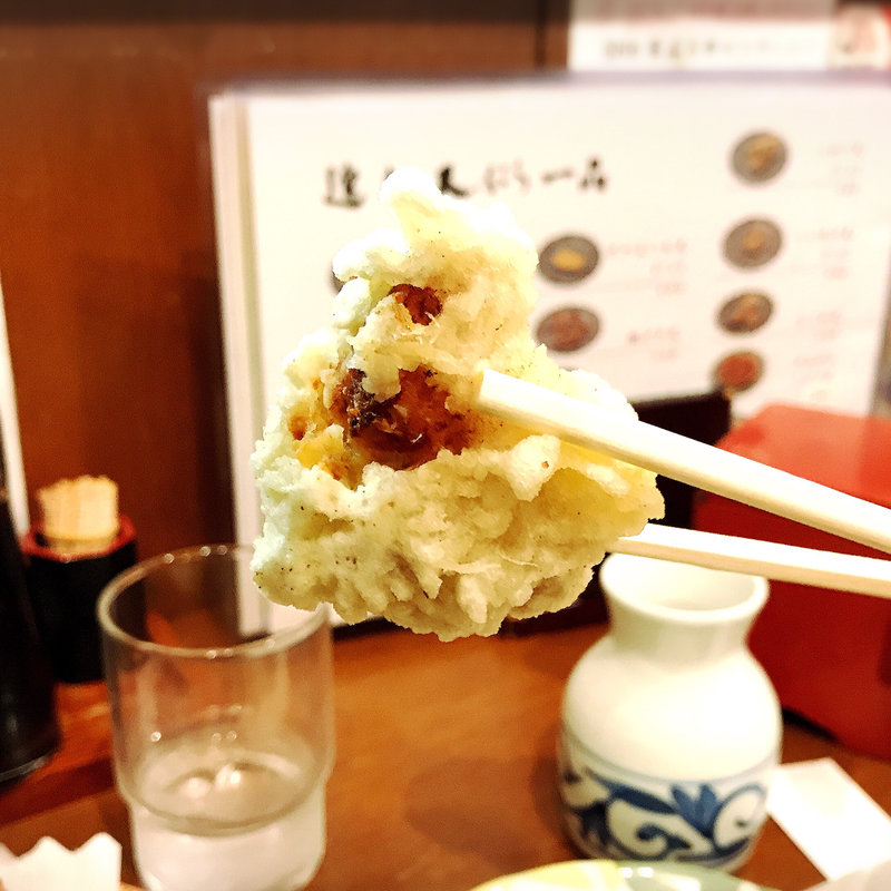 とり天(讃岐うどん 麺喜やしま 円山町店)