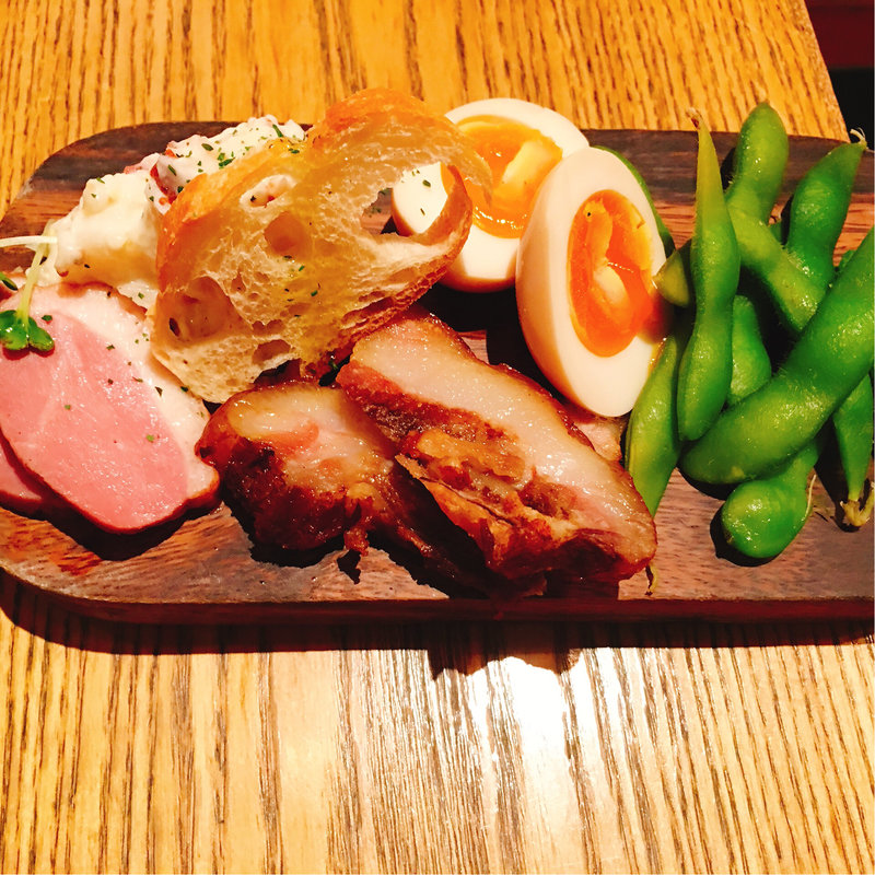 自家製燻製盛り合わせ(自家製生パスタ 自家製ソーセージ竹井屋 天満橋店 )