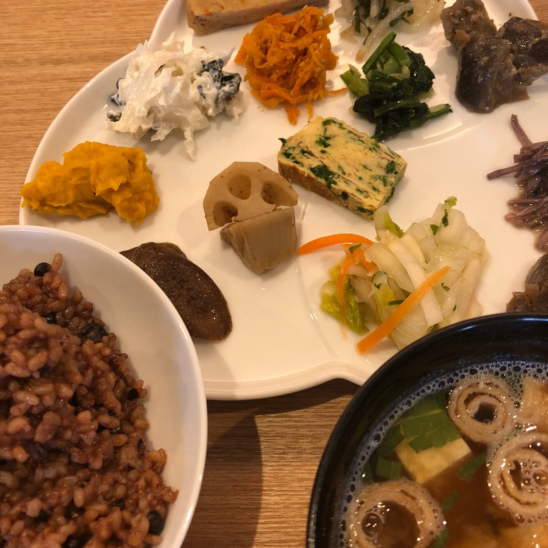 玄米酵素ご飯ランチ(まるいちカフェ)