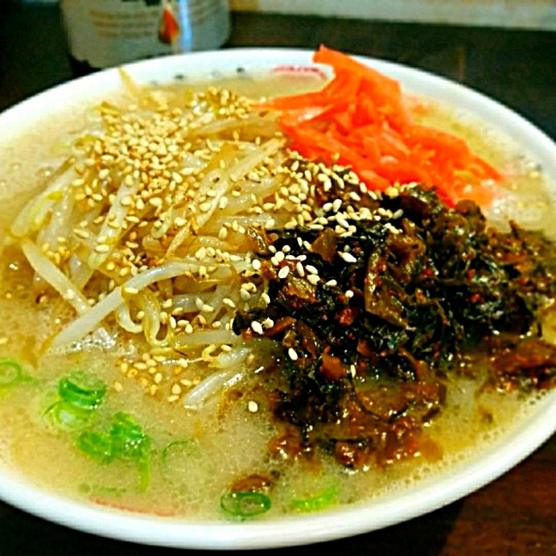 もやしラーメン(博多ラーメン 竹林 大橋店)