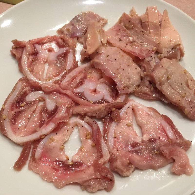 ドーナツ、豚ナンコツ(きらく亭 )