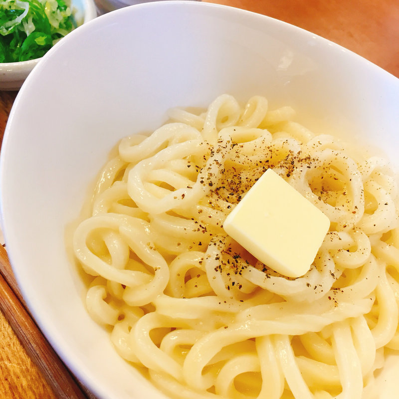 バター醤油うどん(讃岐うどん みのり  （【旧店名】讃岐うどん 空海）)