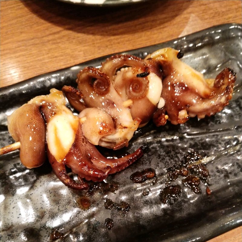 イイダコタレ焼き(魚串さくらさく 人形町総本店)