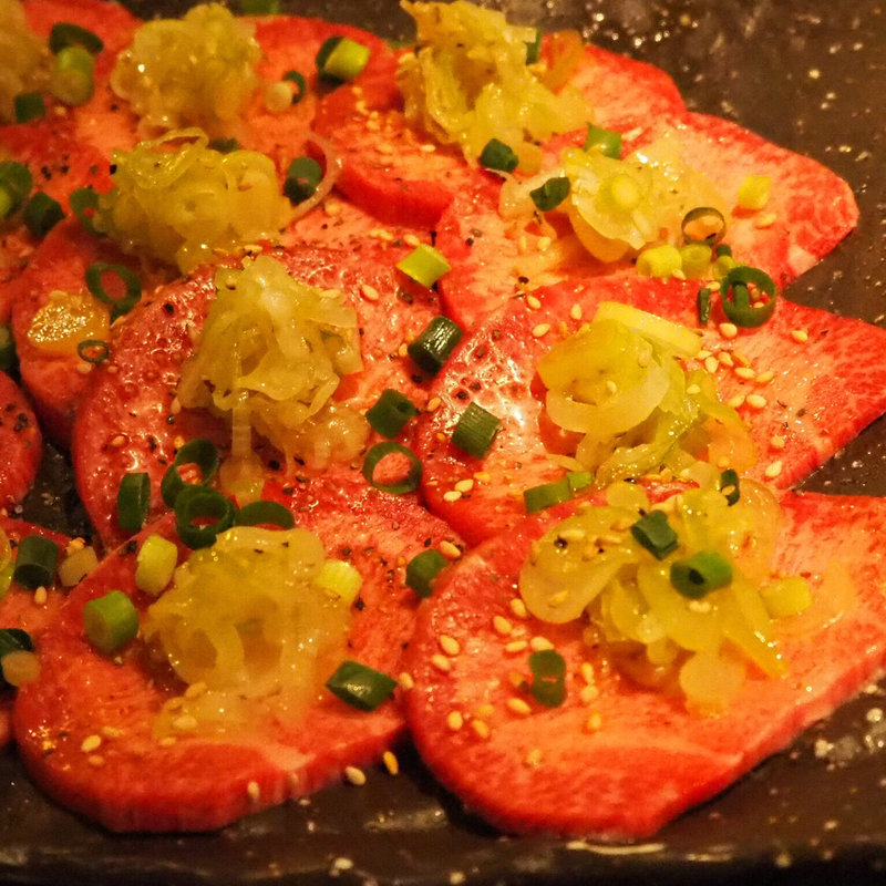 上タン塩ネギ焼き(焼肉醍醐 横浜店)