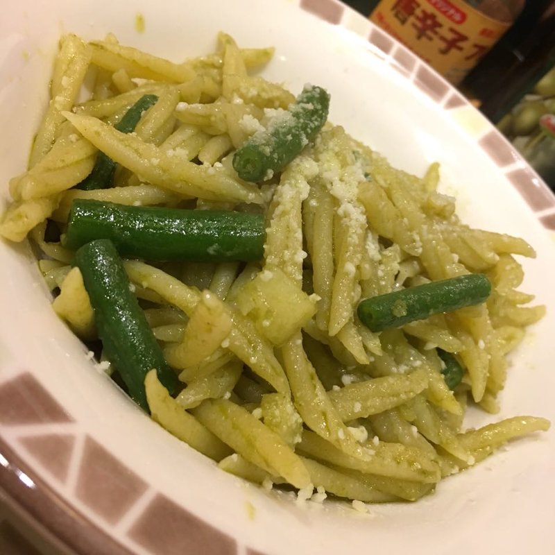 じゃがいもとインゲンのトロフィエ(サイゼリヤ 台東田原町店)