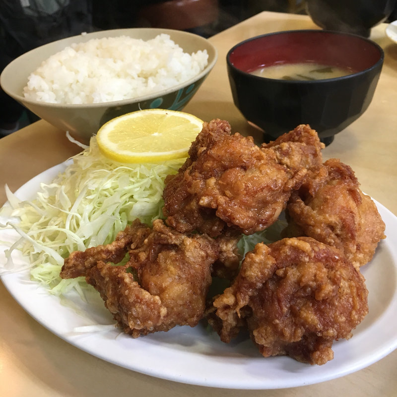 唐揚げ定食(かんだ食堂 （かんだしょくどう）)