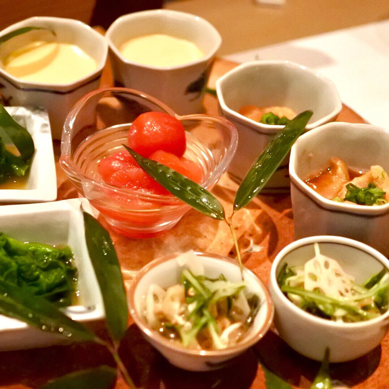 前菜5種盛り合わせ(2人前)(鶏割烹 ならや)