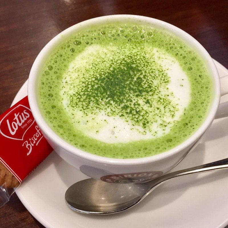 宇治抹茶ミルク(ビリオン珈琲 則武店 )