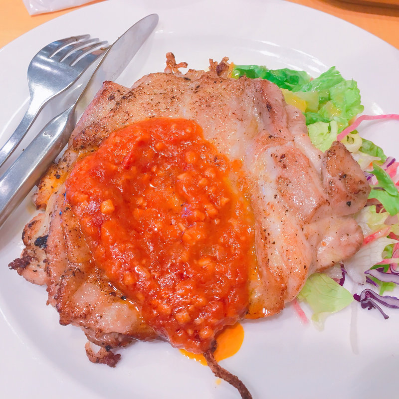 若鶏のグリル ガーリックソース(ガスト 阪急岡町駅前店  )