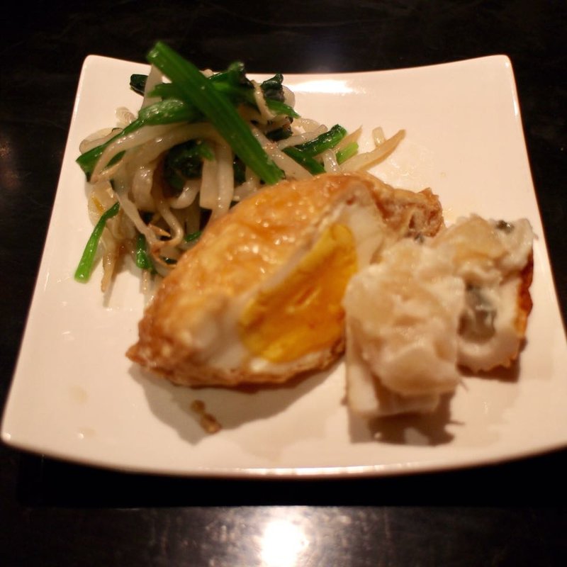 お通し(炭焼居酒屋 かつ鳥)