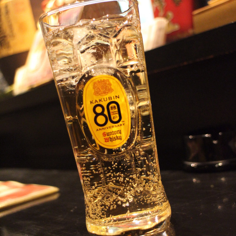 サントリー角ハイボール(炭焼居酒屋 かつ鳥)