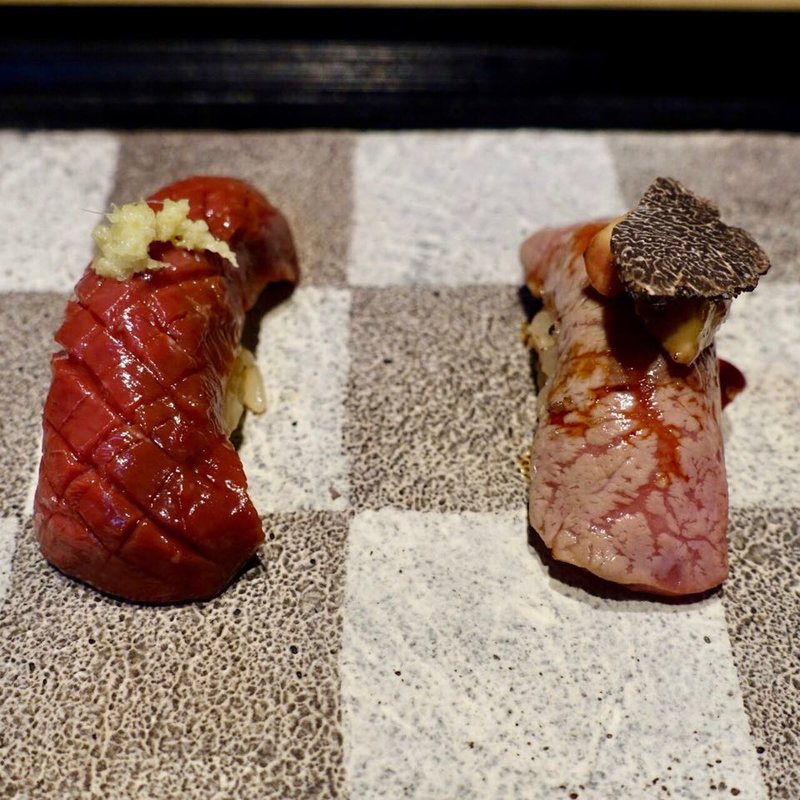 肉寿司コース(肉割烹 KINTAN コレド室町)