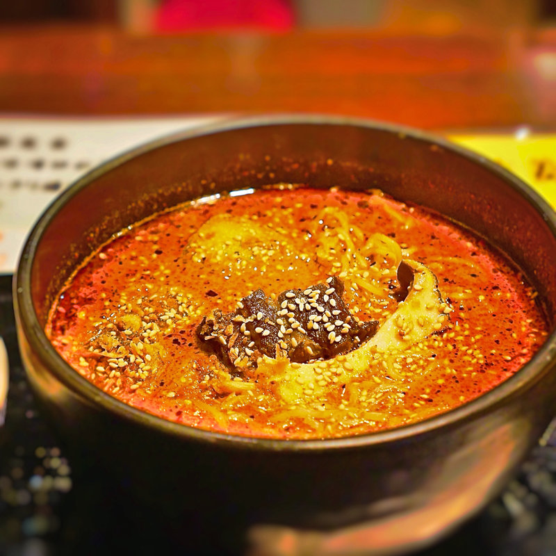辛口担々麺(中華料理 炎麻堂 三軒茶屋店)