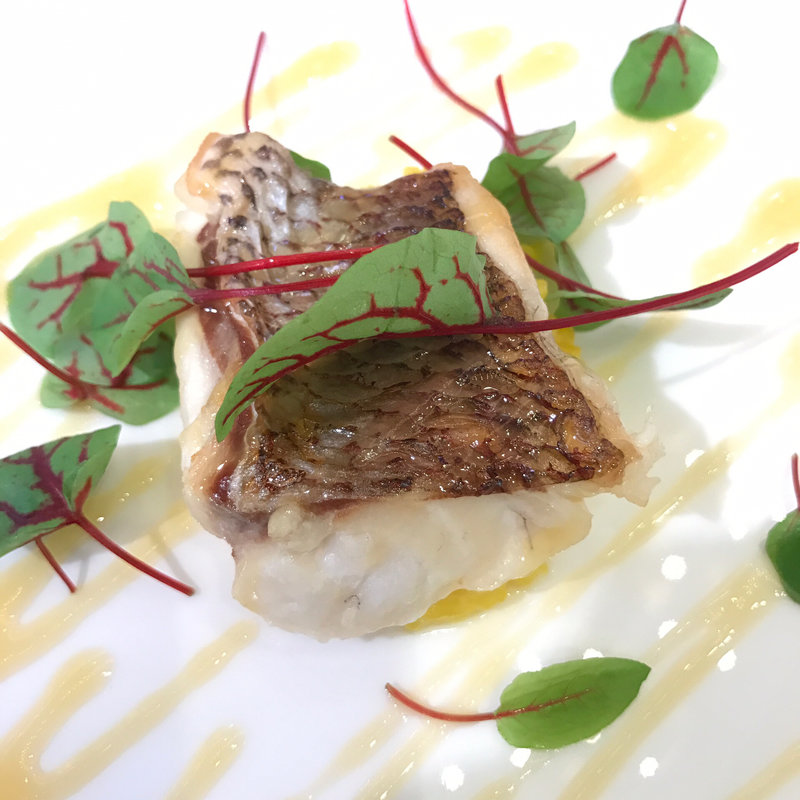 真鯛のキャラメリーゼ(ANAクラウンプラザホテル福岡)