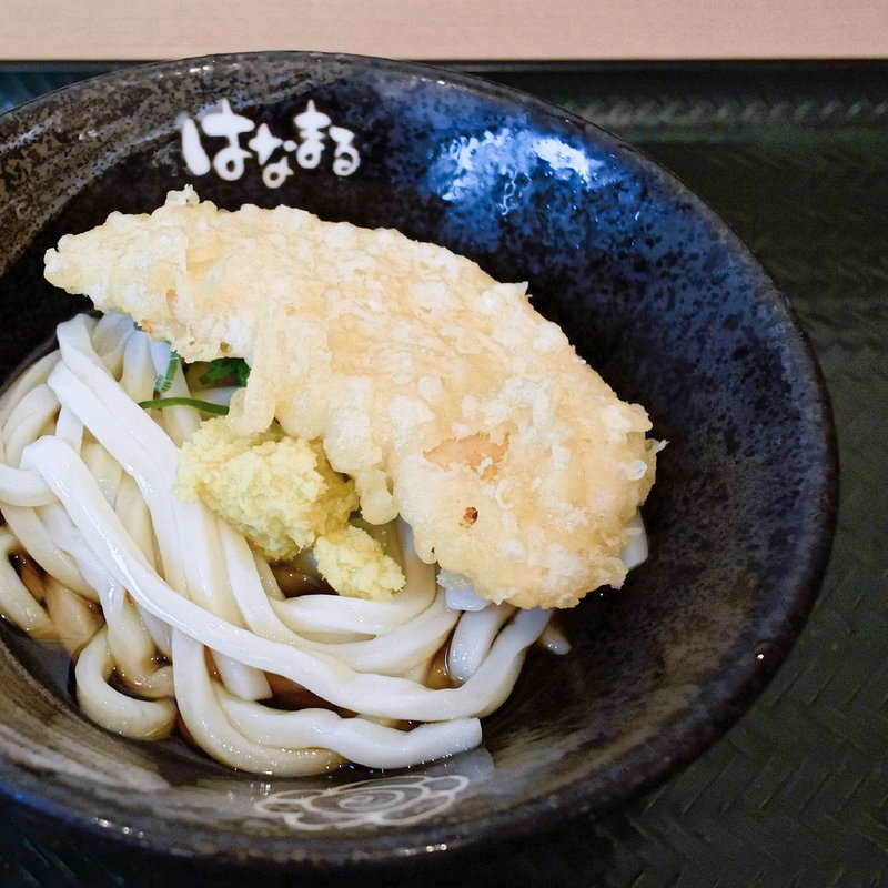 とり天ぶっかけ冷（ぶっかけ冷+とり天）(はなまるうどん 木太店 )