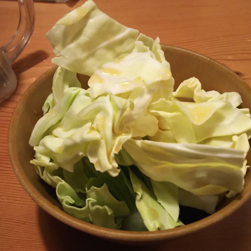 キャベツ盛り(鳥貴族 武蔵中原店)