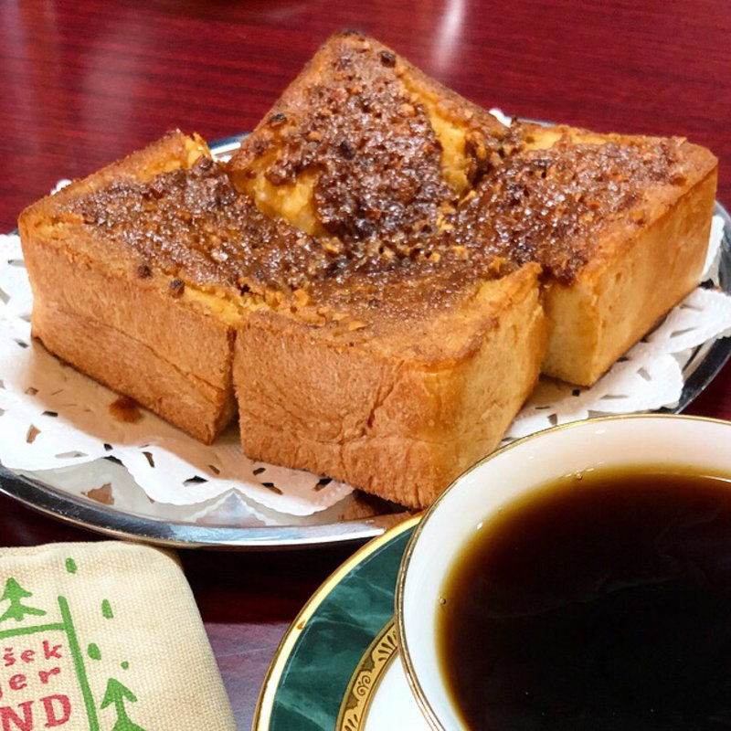 アーモンドトースト(喫茶パーチ )