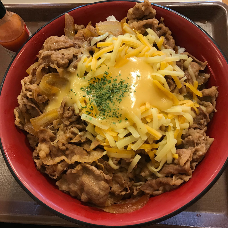 とろ〜り3種のチーズ牛丼 メガ(すき家 三鷹牟礼店 )