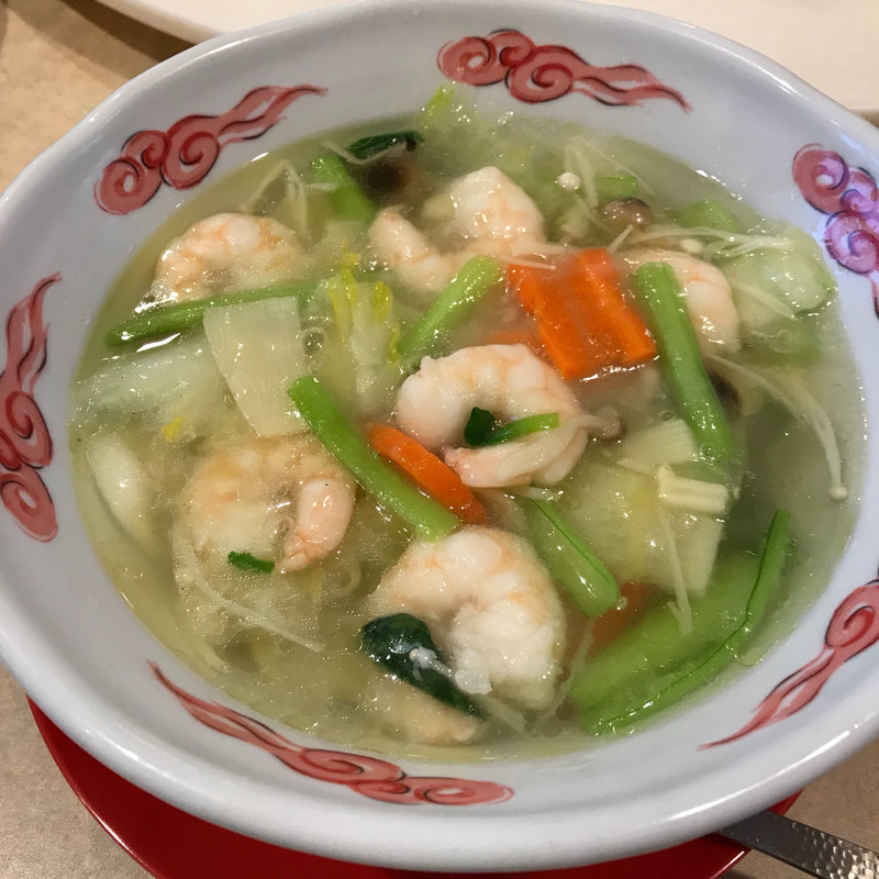 海老あんかけスープ麺(庄和飯店)