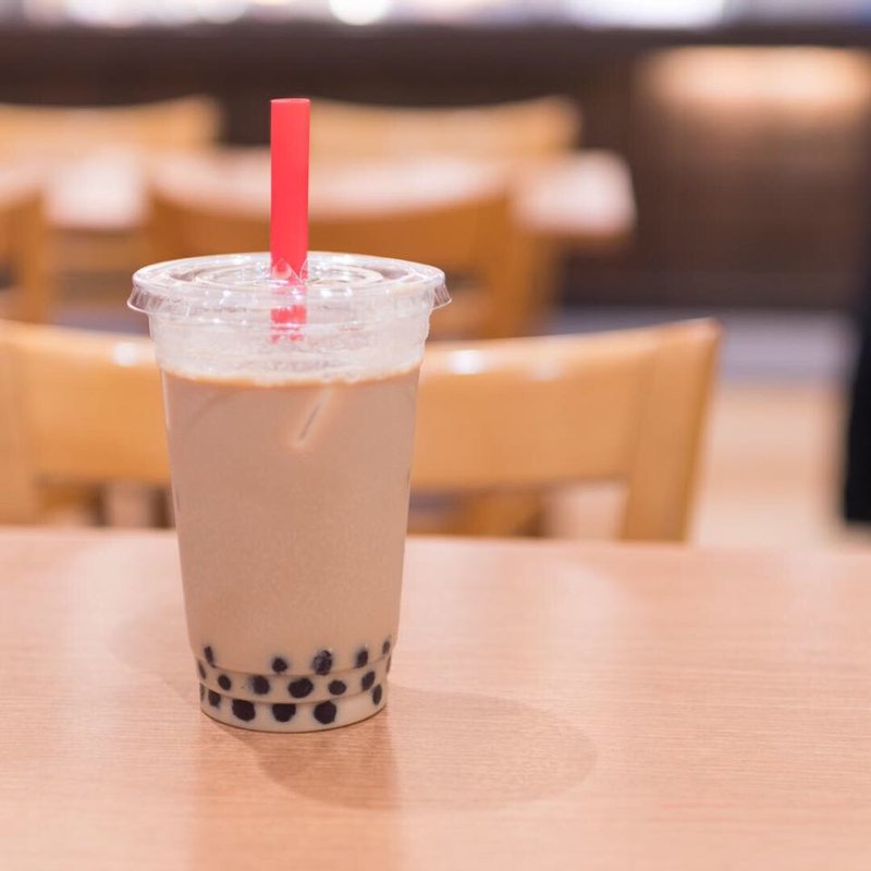 タピオカココナッツミルクティーL(デザートQQ イオン姫路大津)