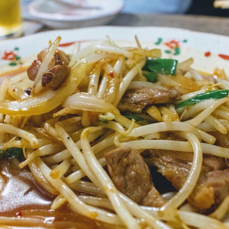 鴨ニラ炒め(豊田屋 )