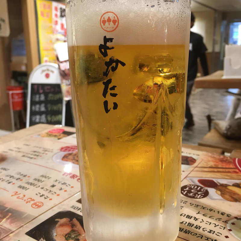 樽生 サッポロ黒ラベル(立ち呑み酒場 よかたいデイトス店)