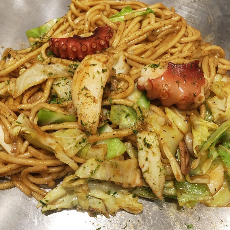 ちゃんぽん焼きそば(玉子焼 こだま)