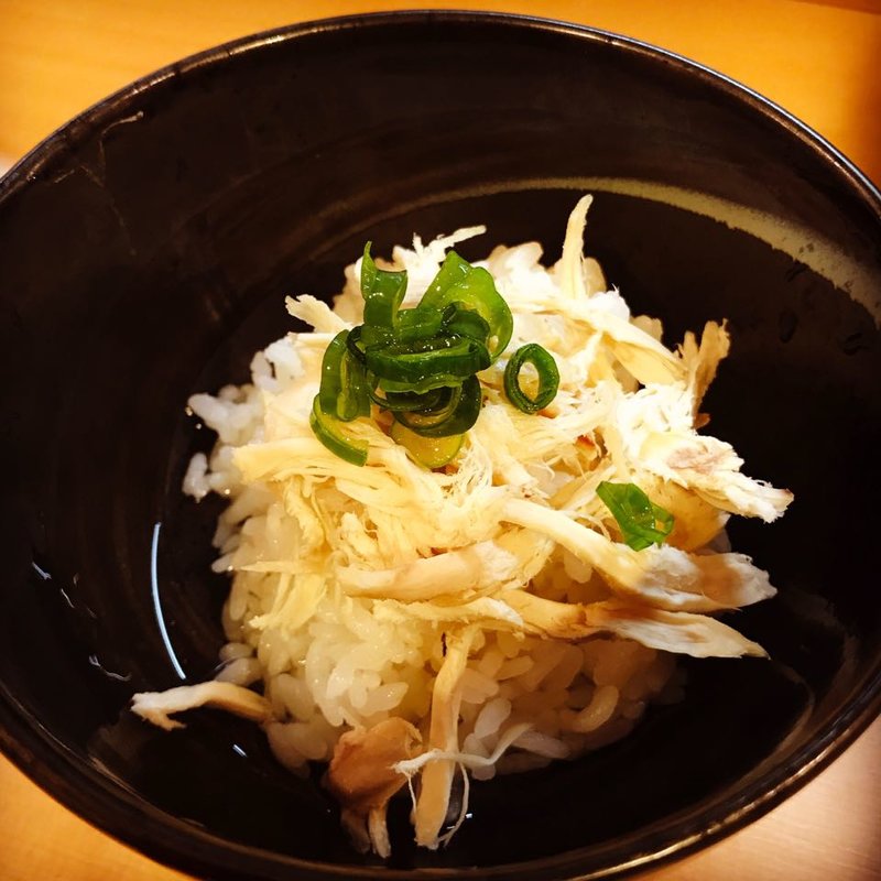 鶏茶漬けセット(らぁ麺　はやし田)