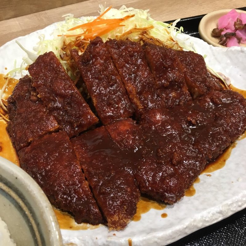 わらじとんかつ定食(矢場とん NEOPASA岡崎店)