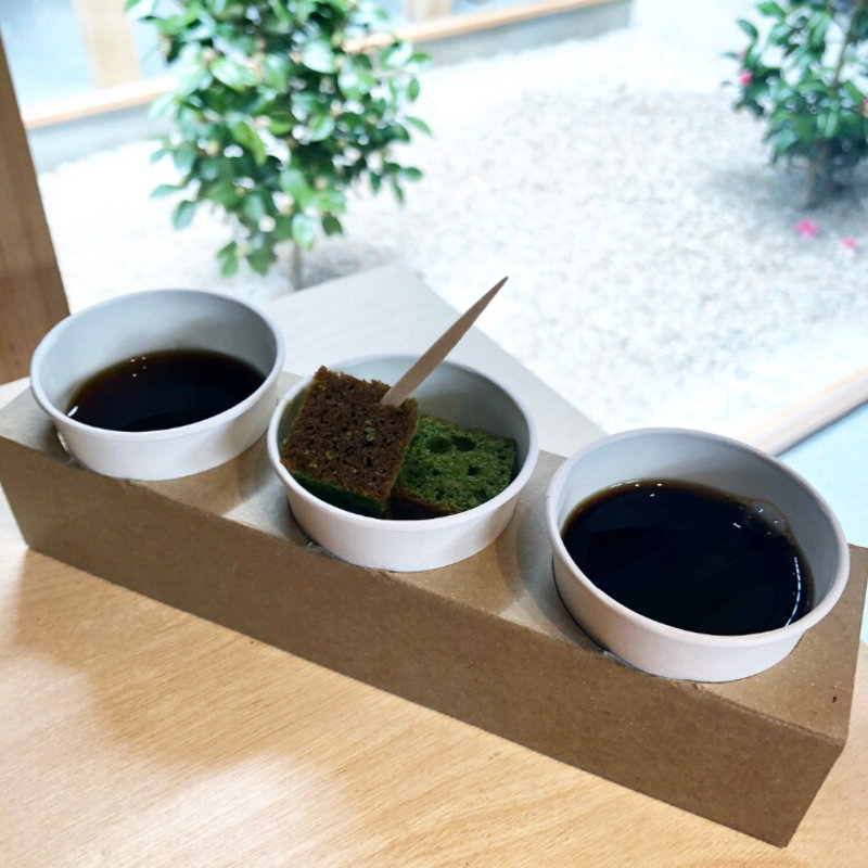 コーヒー(ブルーボトルコーヒー京都カフェ)