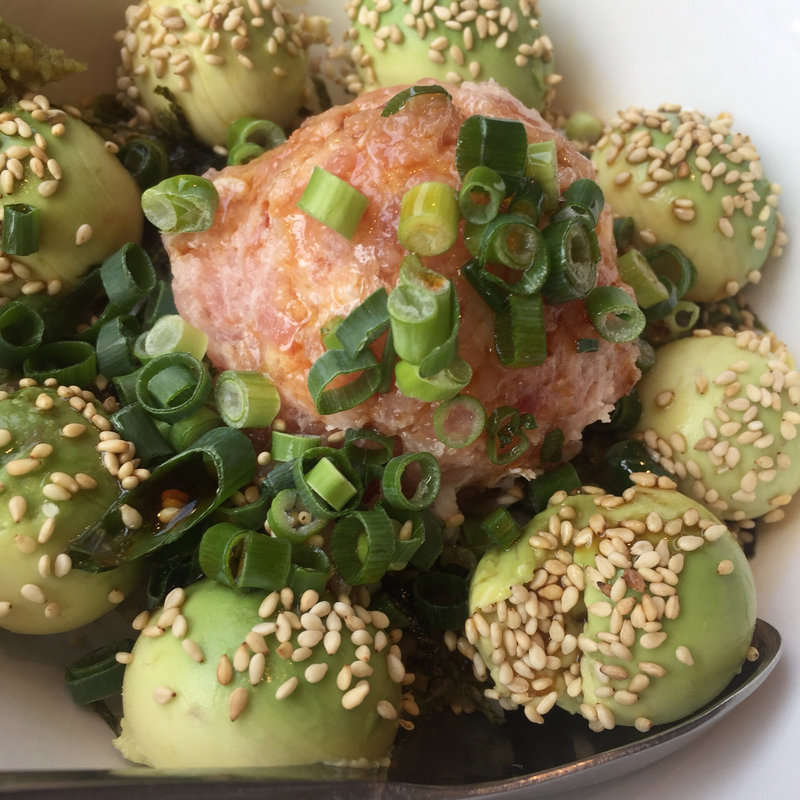 築地ネギトロアボカ丼(マドッシュカフェ 下北沢店)