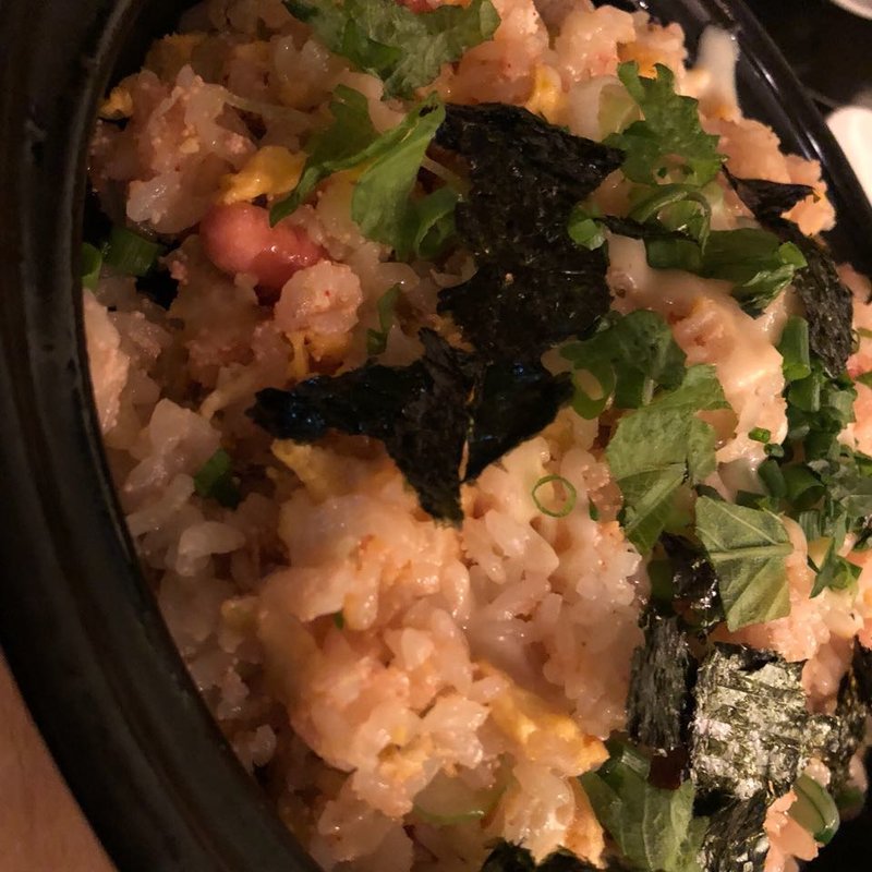 明太子ととろーりチーズのガーリックライス(Kitchen&farm SOIL)