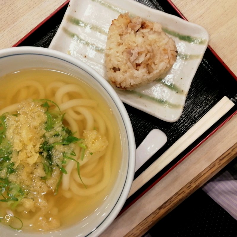 うどん朝セット(博多やりうどん 福岡店)