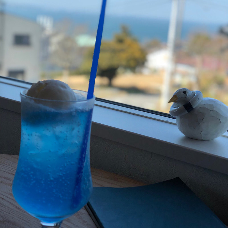 クリームソーダ(海猫カフェ)