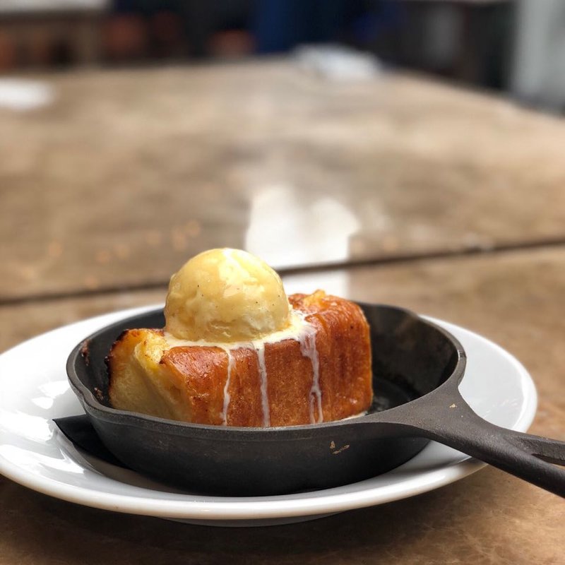 ふわとろデニッシュで作ったフレンチトースト(ブレントウッドテラス)