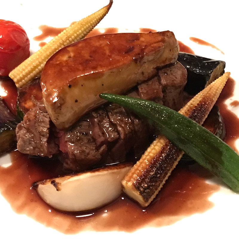 牛フィレ肉のロッシーニ風(タンタシオン)