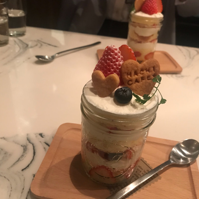 いちごのショートケーキ(Hachi cafe -KOBE-)