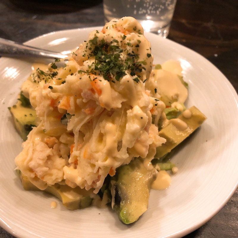 ポテトサラダ with生ハム&アボカド(下北沢 ざこや)