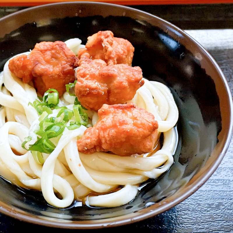 唐揚げぶっかけ冷（ぶっかけ冷+からあげ）(古奈や)