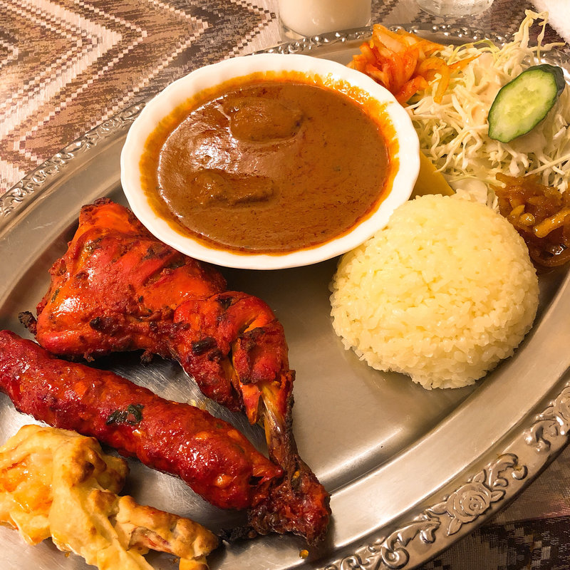 ミックスバーベキューセット(モティインディアンレストラン)