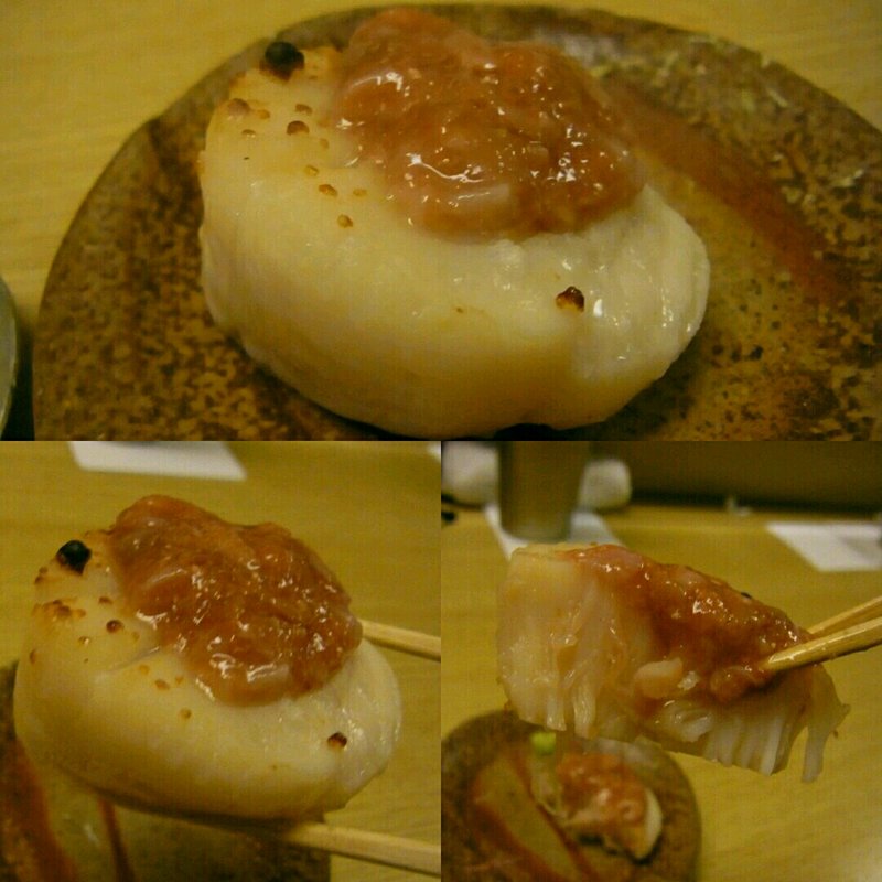 ほたて(鯛の酒盗のせ)(和洋酒菜 ひで )